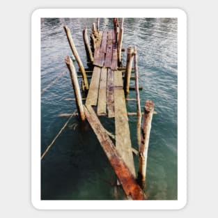 Abandonded Pier Sticker